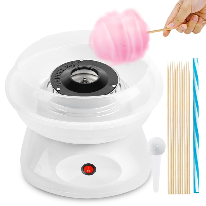 Zuckerwattemaschine, Retro Cotton Candy Machine 450W für Zuhause, Zuckerwatte Maschine mit Zubehör u