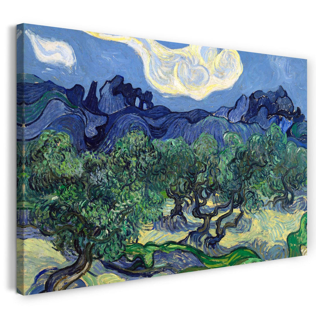 Leinwand (80x60cm): Vincent van Gogh - Die Oliven-Bäume 80x60 cm, 80x60 cm