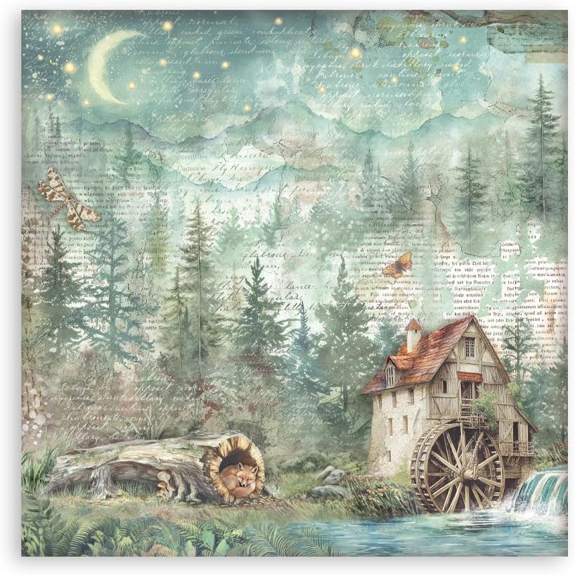 Stamperia - Scrapbook Paper Pad for Scrapbooking, Albums, Cards, Bullet Journals and More, Acid Free