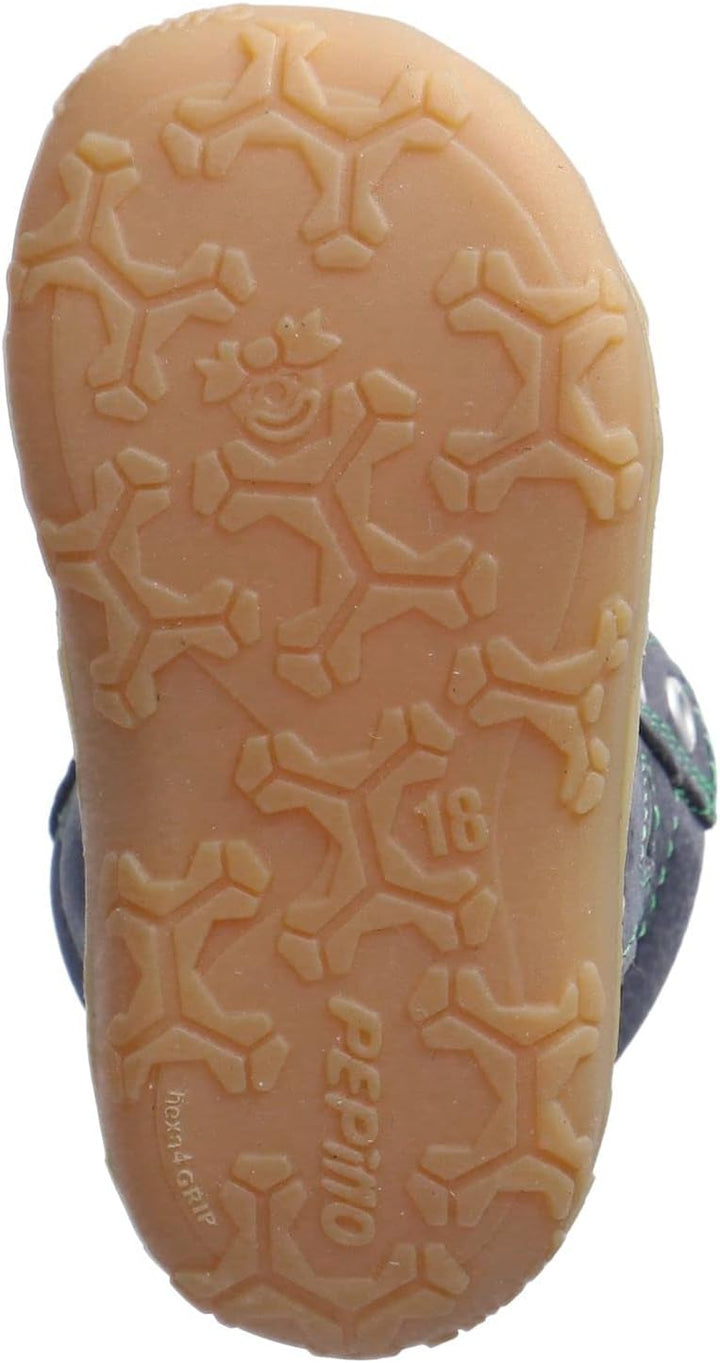RICOSTA Mädchen und Jungen Lauflernschuhe Georg,Warmfutter,Leder,WMS:Mittel/Weit 20 EU Weit Blau 170