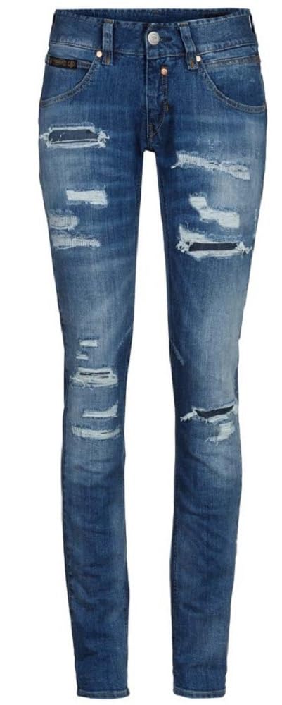 Herrlicher, Touch Slim Jeans aus Bio-Baumwolle, Destroyed 32W / 32L Dicey, 32W / 32L Dicey