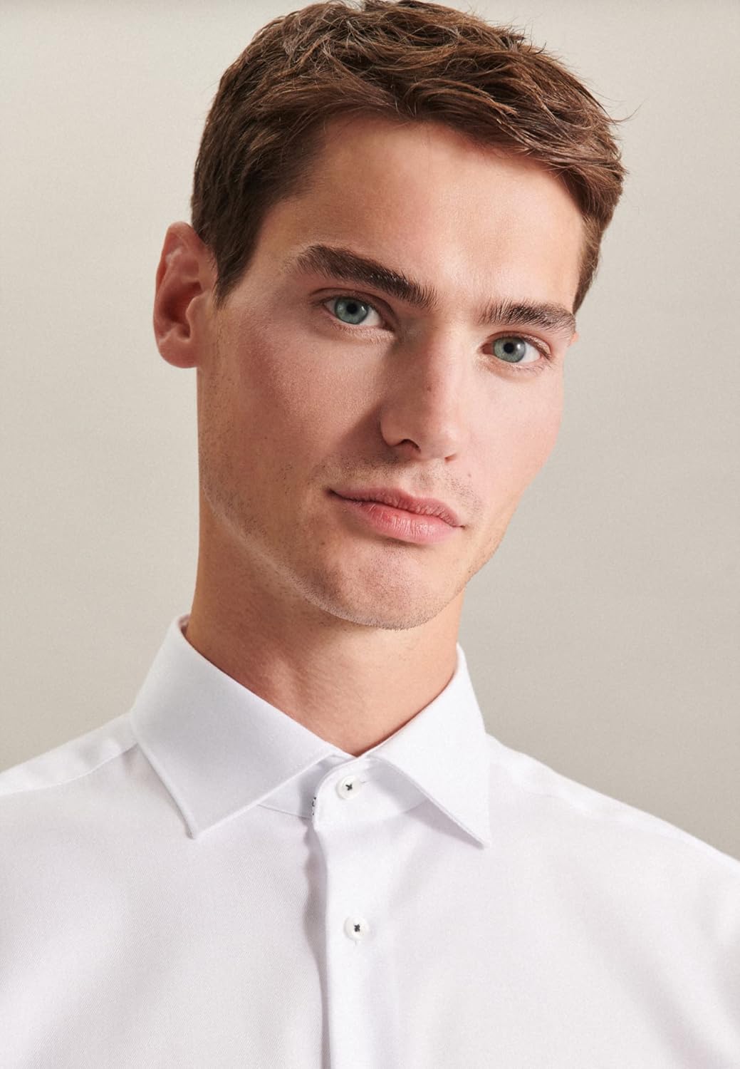 Seidensticker Herren Hemd 43 Weiss, 43 Wei&#xDF;