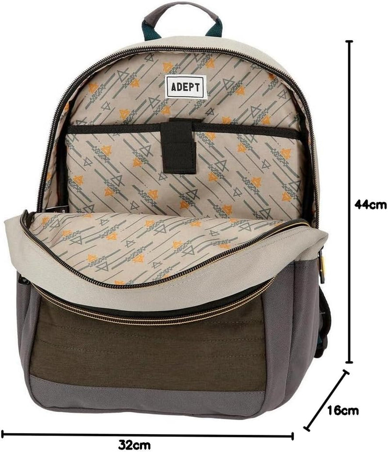 Adept Camper Laptop-Rucksack mit Trolley Mehrfarbig 32x44x16 cms Polyester 15,6" 22.52L Rucksack 44