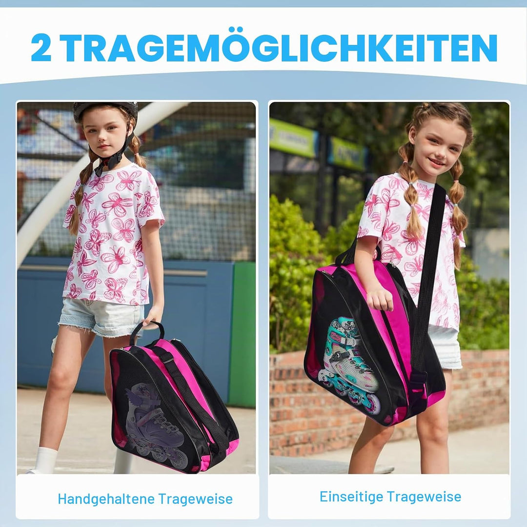 SLTAXAR Rollschuh Tasche Inliner Tasche Kinder Skatertasche Schlittschuhe Tasche für Inliner Ice Ska