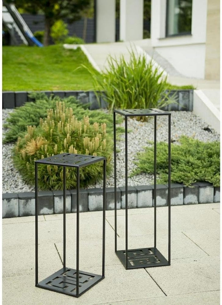 Markenloss HowHomely Blumenständer Metall 100 x 24 cm - Eleganter und Hoher Blumenhocker mit Zusätzl