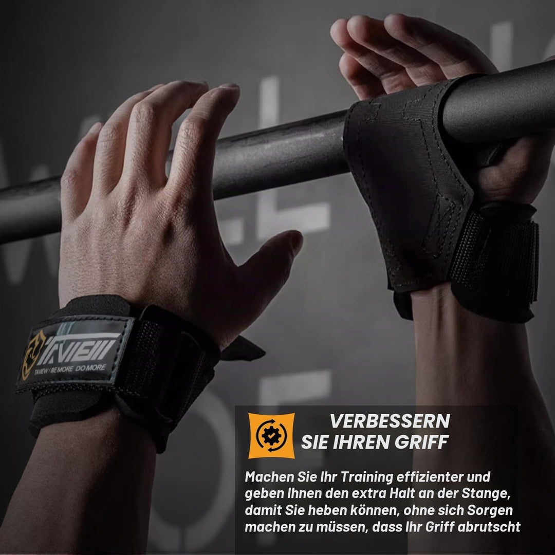 Wrist Straps for Weightlifting for Maximum Grip Support - Lifting Deadlift Strap &amp; Weight Lifting Gr