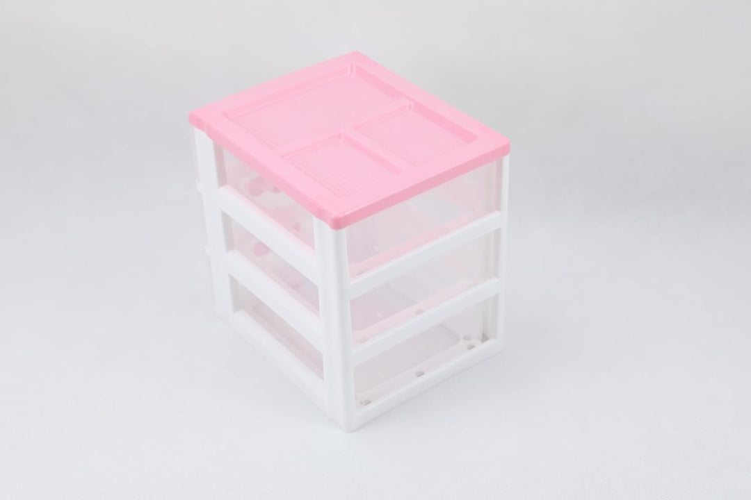 Schöne Mädchen rosa Farbe Kawaii & niedliche Desktop-Schublade Aufbewahrungsbox Empfänger Organizer