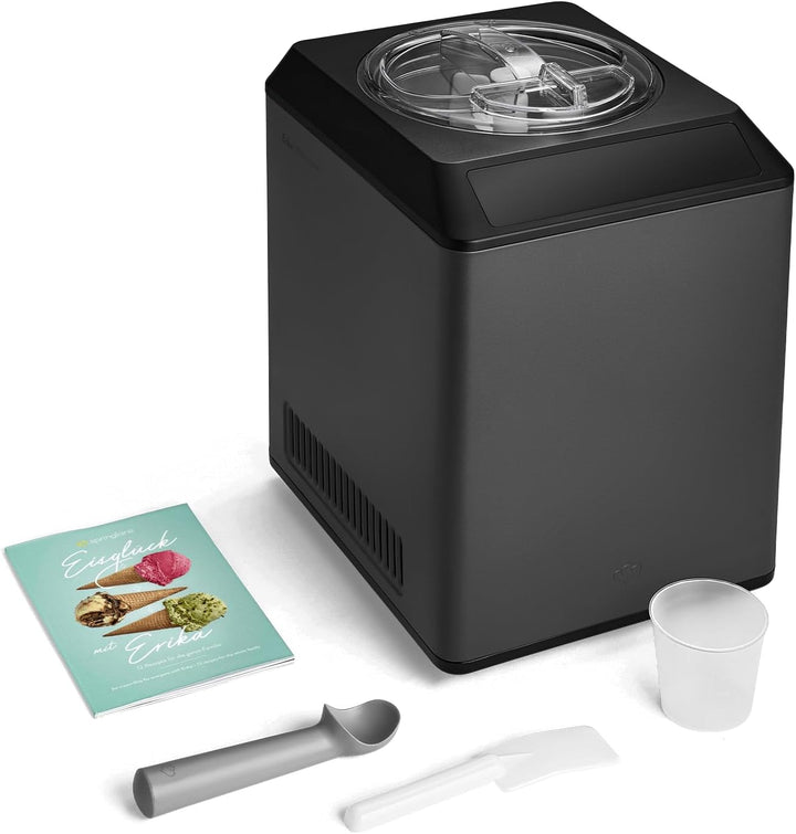 SPRINGLANE Eismaschine & Joghurtbereiter Erika 2,5 L mit selbstkühlendem Kompressor 250 W, Eiscremem