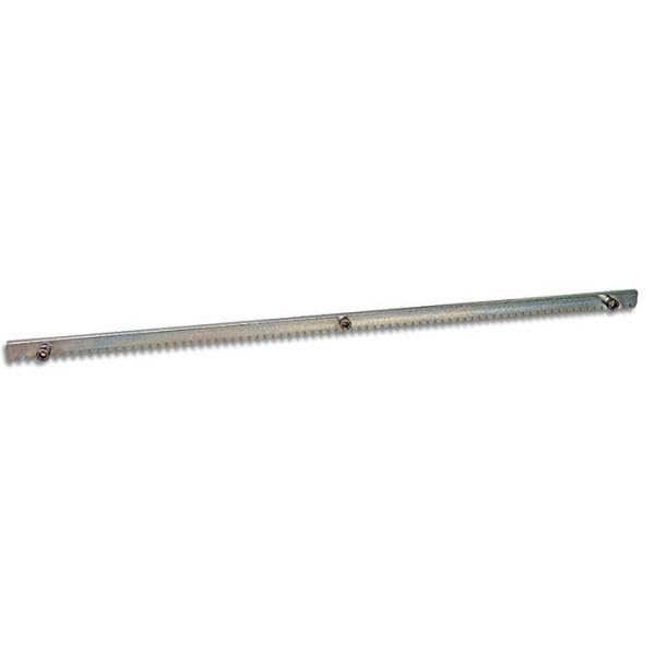 Hiltron galvanisiertes Rack für Schiebetor 30x12, verzinkte Zahnstange, inklusive Schrauben und Stec
