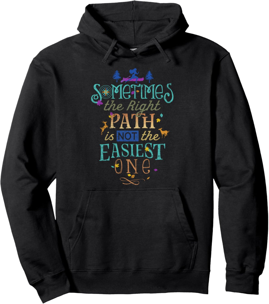 Disney Pocahontas Sometimes The Right Path Is Not Easiest Pullover Hoodie