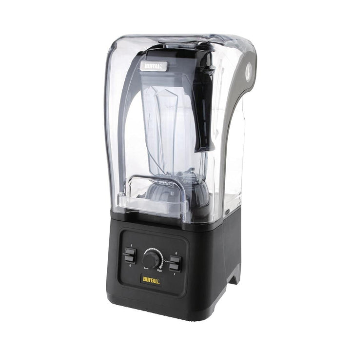 Buffalo 1,68 kW Leistungsstarker professioneller Stabmixer mit Schallschutzgehäuse 2,5 Liter, BPA-fr