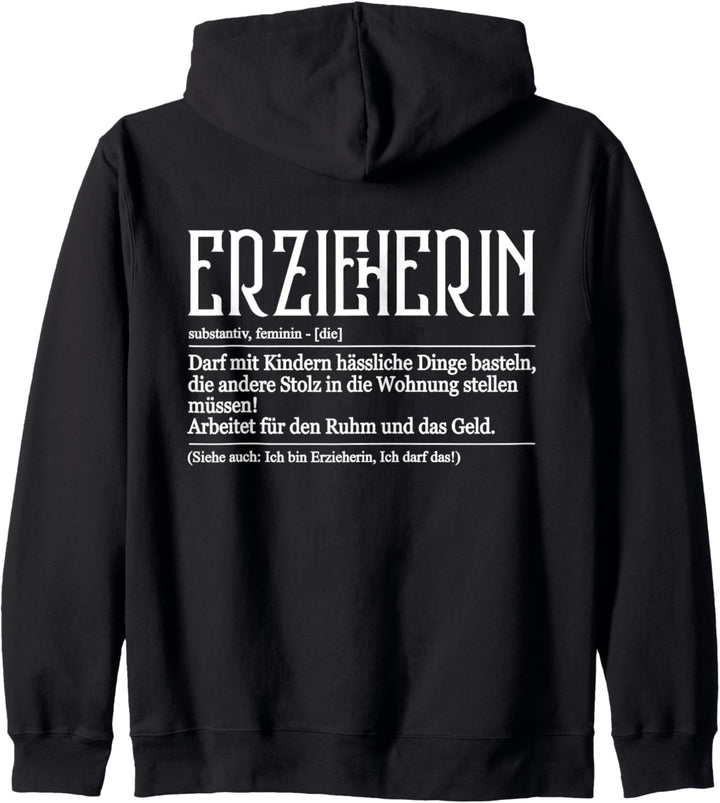 Tagesmutter Erzieherin Bedeutung Definition Beste Erzieherin Kapuzenjacke