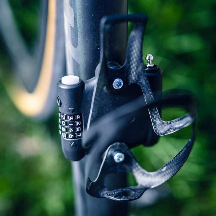 ABUS ausziehbares Kabelschloss - SportFlex 2504 - Fahrradschloss zur Befestigung unter dem Flaschenh