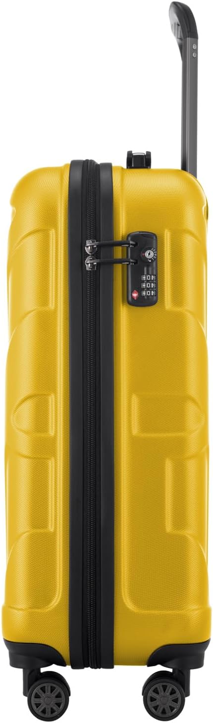 suitline - Handgepäck Hartschalen-Koffer Koffer Trolley Rollkoffer Reisekoffer, TSA, 55 cm, ca. 34 L