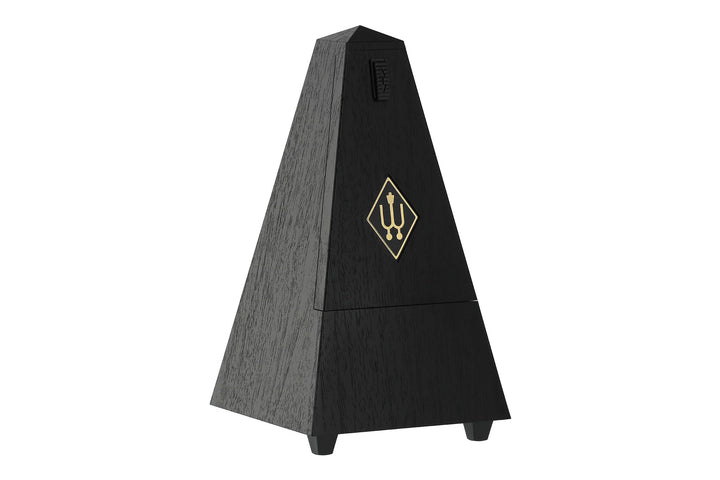 Wittner Metronom 855161 Kunststoffgehäuse mit Glocke Taktell Pyramidenform schwarz, schwarz