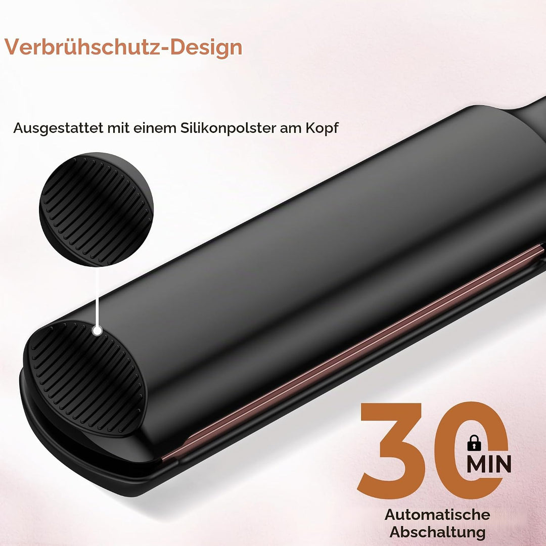 Welleneisen für Haare - UKLISS Pro Mini Welleneisen, LCD-Anzeige 120-210℃, Mermaid Hair Waver für We