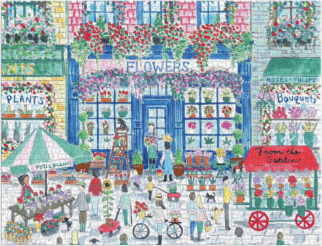 Michael Storrings Market in Bloom Puzzle: 2000 Pieces