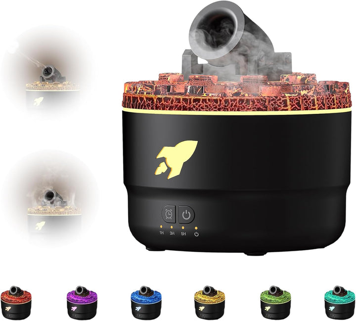 Cannon Luftbefeuchter mit Timer für Schlafzimmer, Cannon Blast Aromatherapie-Luftbefeuchter-Diffusor