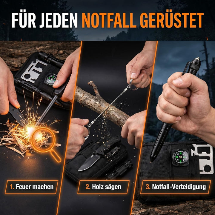 NEO TOOLS Survival Kit Geschenke für Männer Papa Freund - Vater Ehemann Geschenke Vatertag, Bruder G