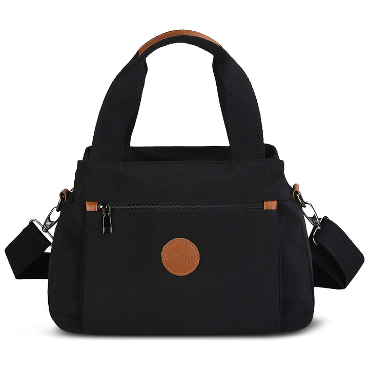 DORRISO Damen Umhängetasche Canvas Handtasche Schultertasche Casual Umhängetaschen Gross Kapazität S