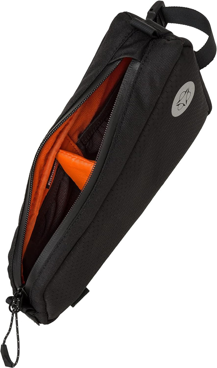 AGU Top-Tube Fahrrad Rahmentasche, 0,7L Rahmentasche Fahrrad Wasserabweisend, Reflektierend, Einfach