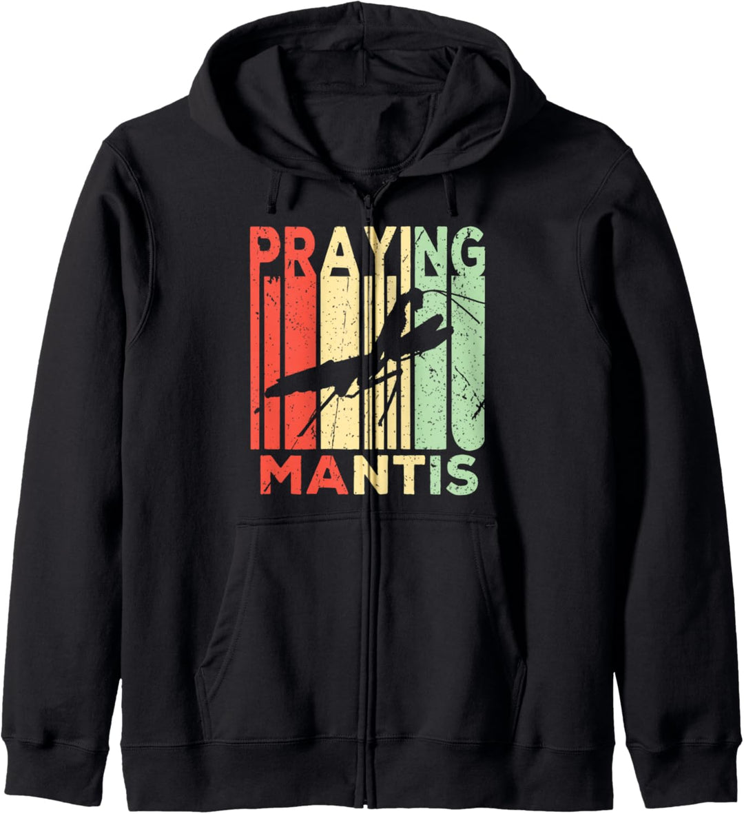 Praying Mantis Retro Vintage Unisex Kapuzenjacke