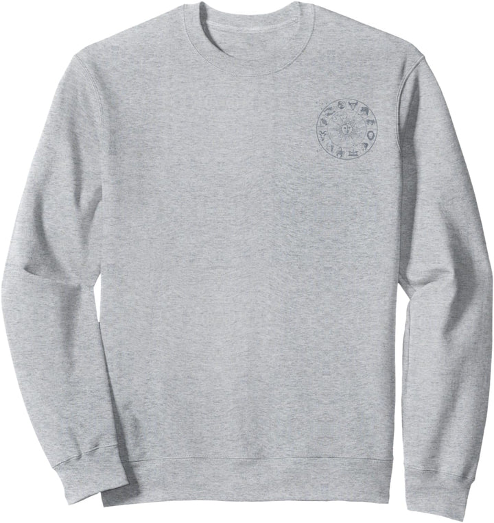 Trendy Sun And Moon Calendar Sweatshirt