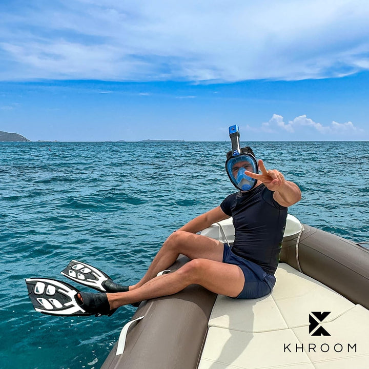 Khroom Flossen Erwachsene Gr. 36-47 - Hochwertig, Made in Italy, Schwimmflossen zum Schnorcheln & Ta
