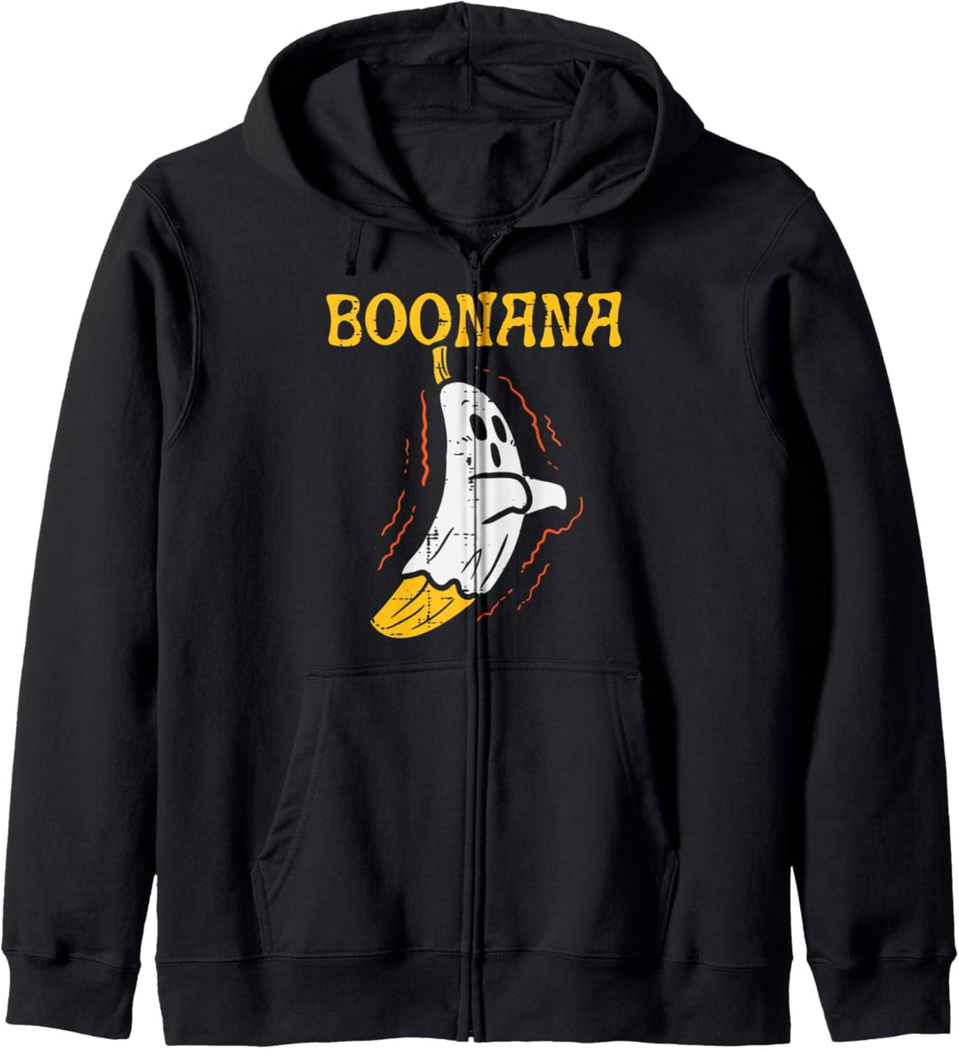 Boonana Süsses Geist Banane Halloween Kostüm Herren Damen Kinder Kapuzenjacke