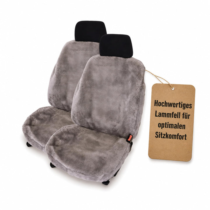 Leibersperger-Felle Autositzbezug/Autofell Premium aus hochwertigem Lammfell – 2 Stück – Universelle