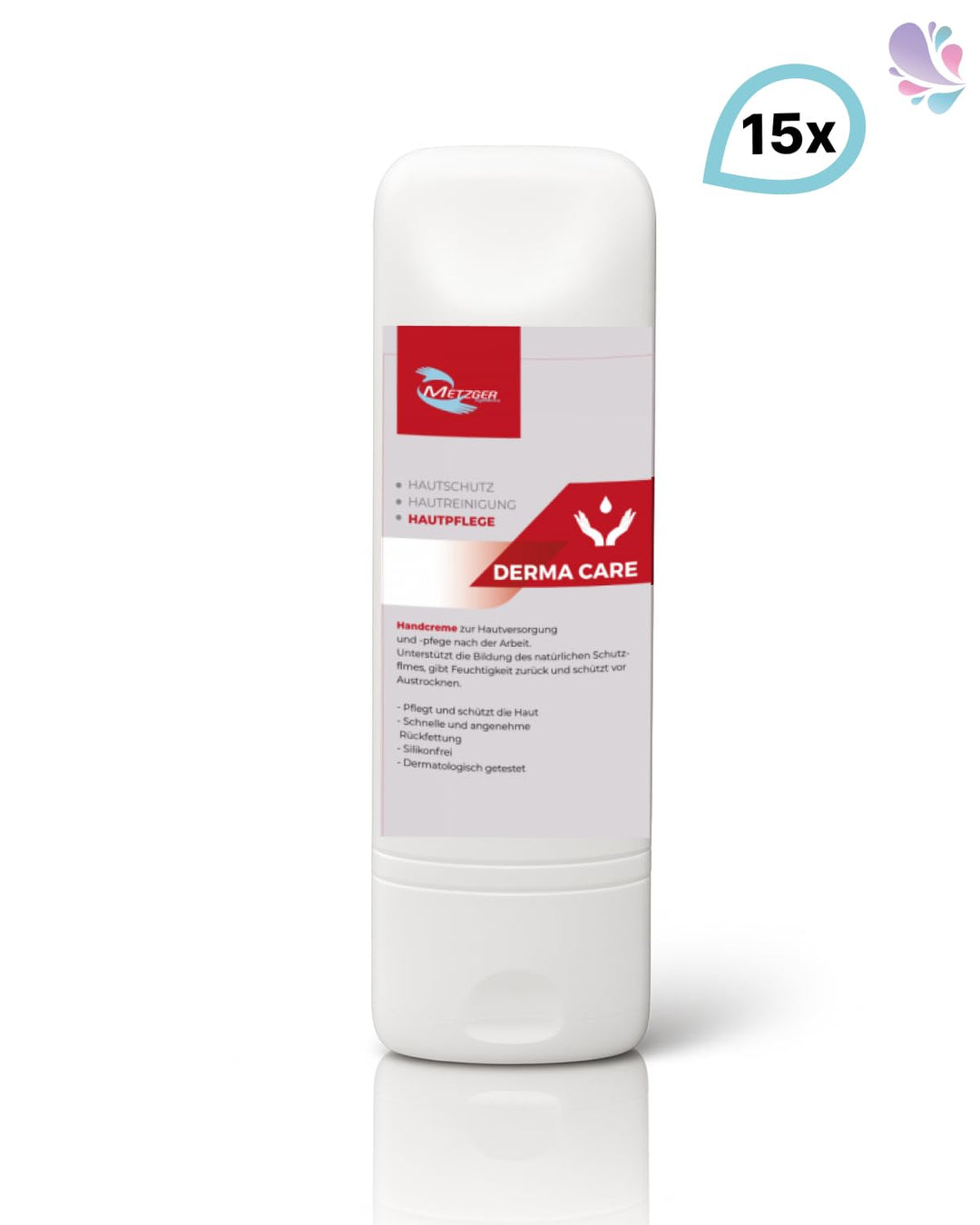 Blanc HYGIENIC Handcreme Derma Care, 15x 100 ml – Feuchtigkeitscreme pH-neutral, silikonfrei, dermat