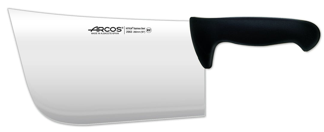 Arcos Fleischermesser 25 cm - Klinge aus Nitrum Edelstahl, Griff aus Polypropylen - Silber, Europäis
