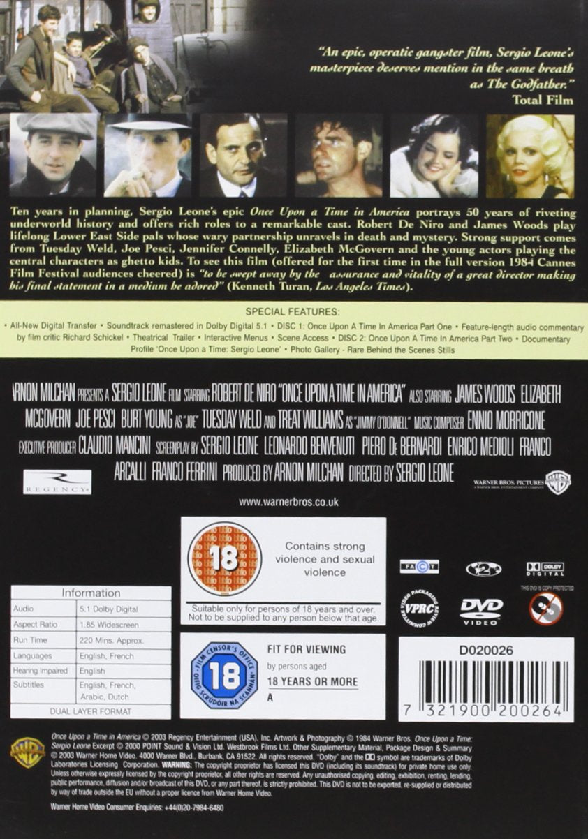 Once Upon A Time In America, Special Edition (UK Import)