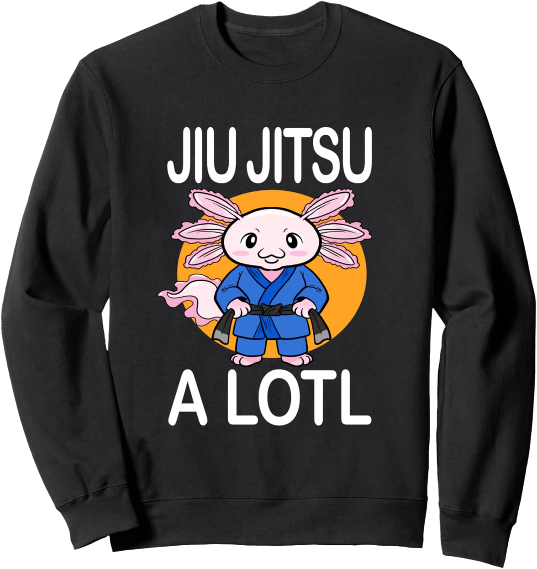 Brazilian Jiu Jitsu Ein Lotl BJJ Axolotl Jiu Jitsu Sweatshirt