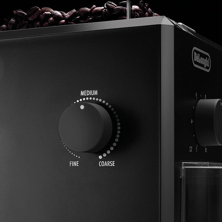De'Longhi KG79 KG 79 Professionelle Kaffeemühle für bis zu 12 Tassen, Kunststoffgehäuse, schwarz, Sc