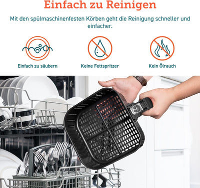 COSORI Heissluftfritteuse XL, Heissluftfriteuse mit 13 Programmen, Airfryer 1,2kg für 1-3 Personen m