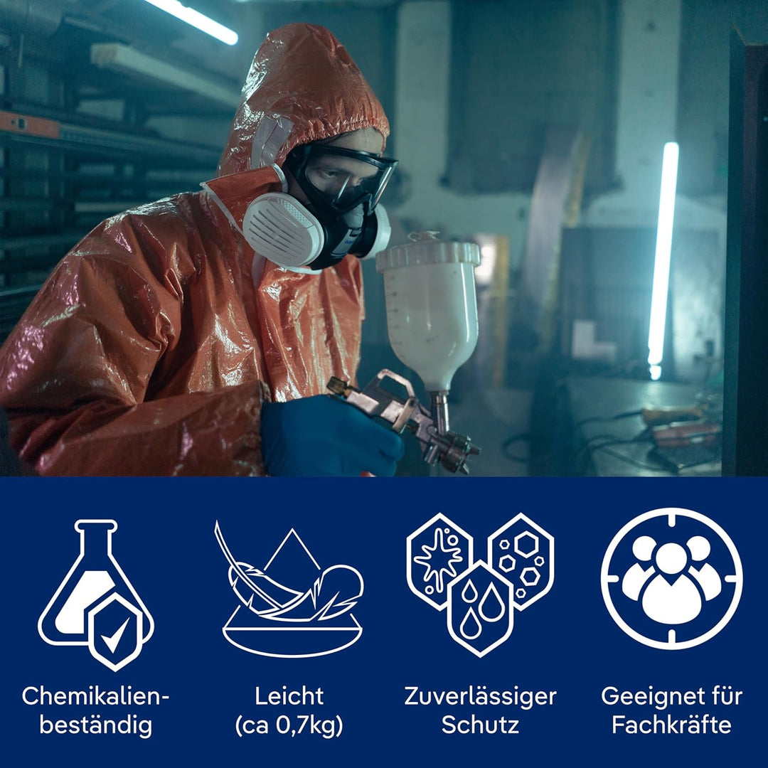 Dräger SPC 4400 CLF begrenzt wiederverwendbarer Schutzanzug gegen Staub und Flüssigkeiten | hohe Bes