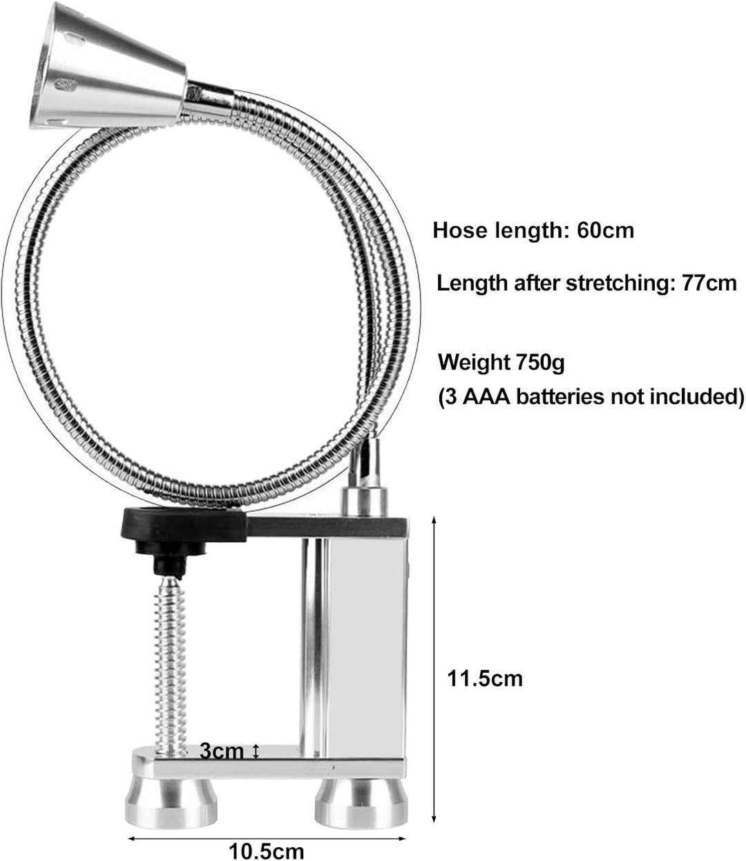 RUNQIN Grill Licht,Magnetischer 360° Flexibel Grilllampe Grillbeleuchtung LED zubehör Verstellbare O