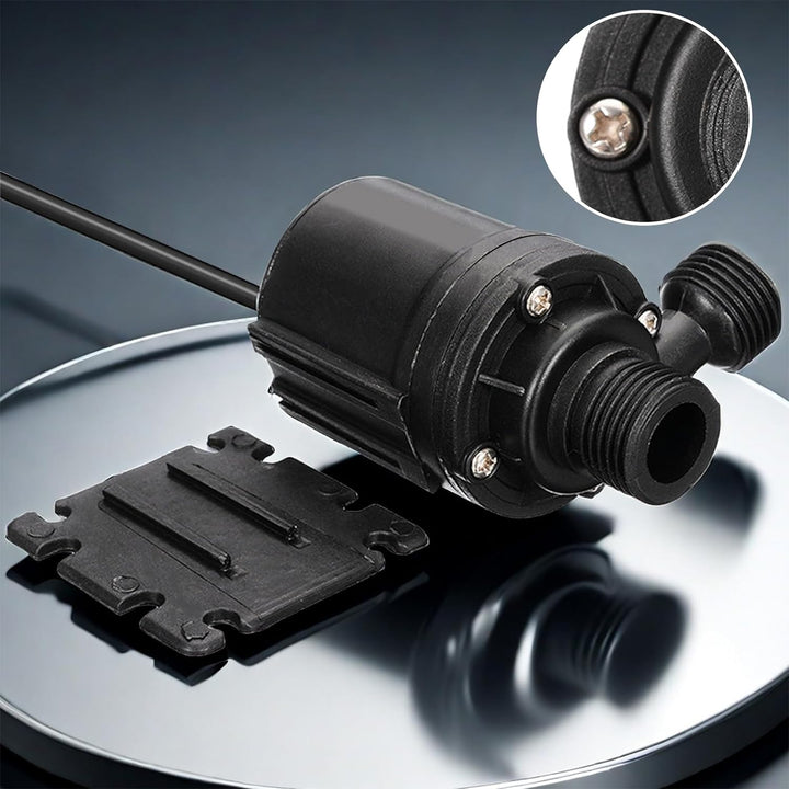 2 Pcs Dc 12v Bürstenlose Tauchwasserpumpe, Dc 12v Mini-Wasserpumpe, Brushless Tauchwasserpumpe, Bohr