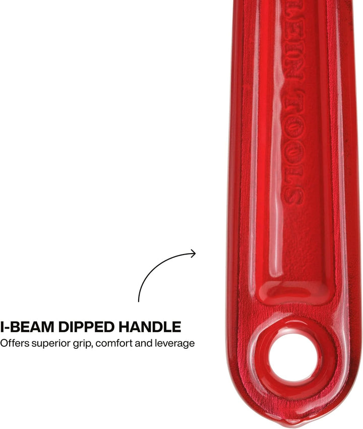 KLEIN TOOLS D507-8 Verstellbarer Schraubenschlüssel, extra Kapazität, geschmiedeter Antriebsschlüsse