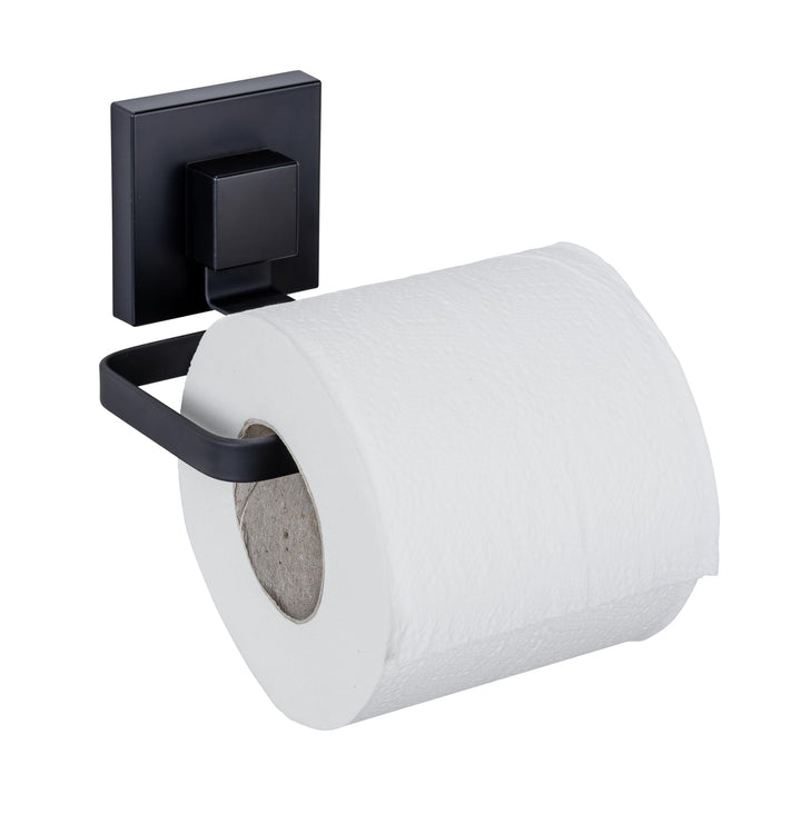 WENKO Toilettenpapierhalter Mod. Quadro eleganter Edelstahl-Wandhalter zur praktischen Aufbewahrung