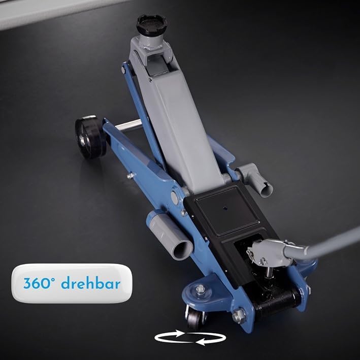 Cartrend hydraulischer Wagenheber, Rangierwagenheber für SUVs und Geländewagen mit Quicklift-Funktio