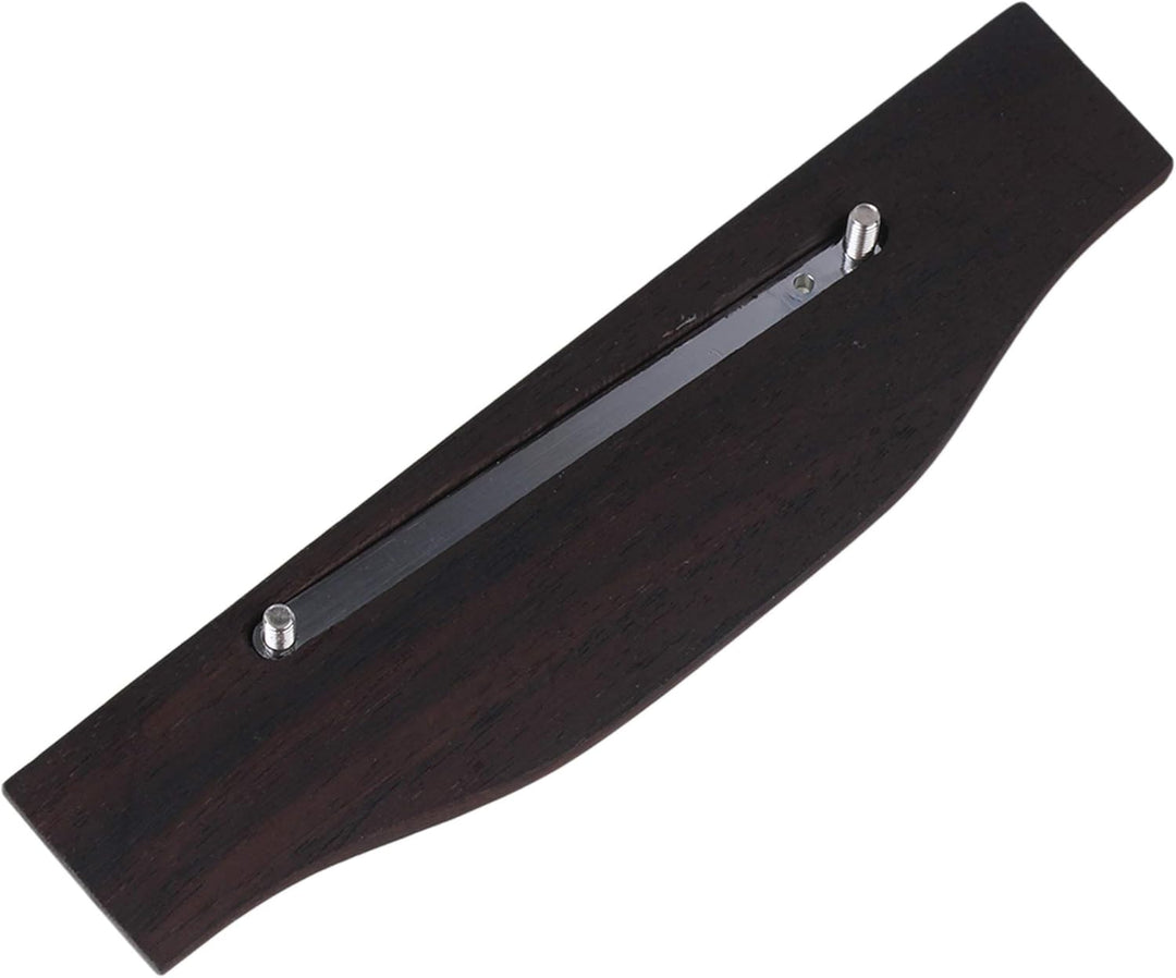 Yibuy Set mit 6 Saiten Akustik Gitarre Palisander Steg & Sattelmuttern & Verstellbarer Schaft