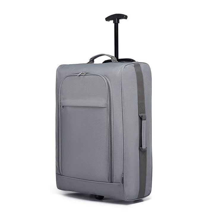 KONO Handgepäck Koffer Softcase Leicht Stoffkoffer Kabinentrolley Reisekoffer mit 2 Rollen Kleiner K