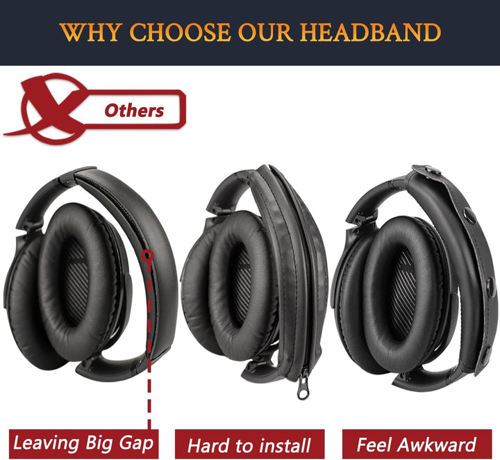 SOULWIT Ersatz Kopfband Stirnband für Bose QuietComfort 45 (QC45)/QuietComfort SE (QC SE)/New QuietC