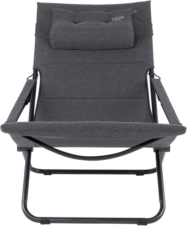 Crespo Campingstuhl AP263 Tex Supreme Garten Liege Stuhl Lounger Klappstuhl Alu Multi, Multi