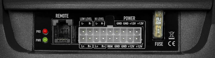 ESX V1100A - 28cm (11") AKTIV Bass für Reserverad-Mulde | Class-A/B Power mit 300 Watt und Kabel-Fer