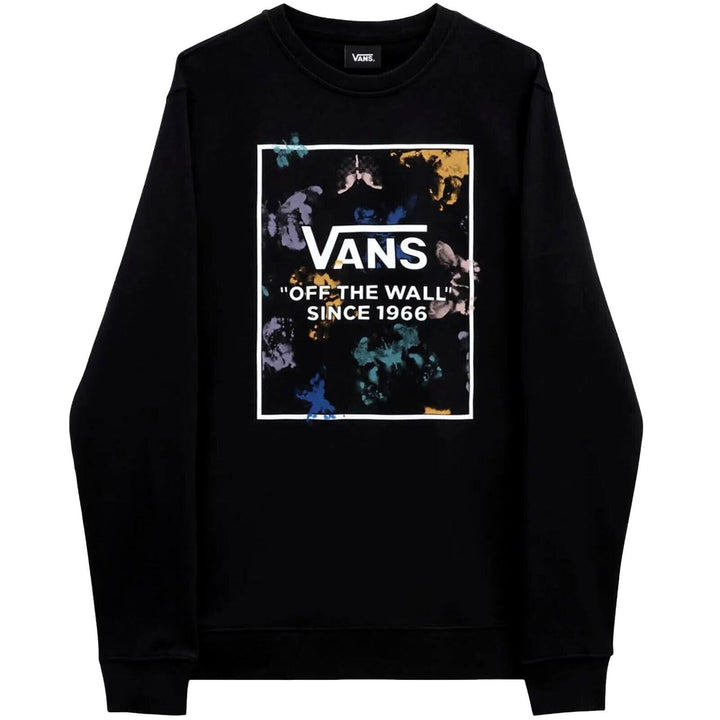 Vans Herren Blotterfly Box Crew Sweatshirt XL Schwarz, XL Schwarz