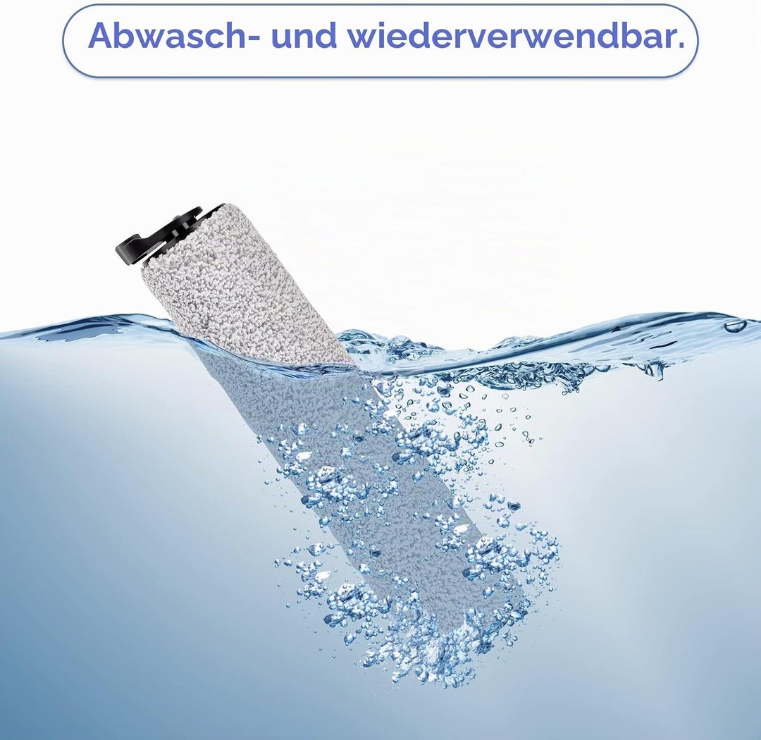 Ersatz-Bürstenwalzen Kompatibel mit Tineco iFloor 3 / Floor One S3 / iFloor 2 Schnurlosem Nass- und