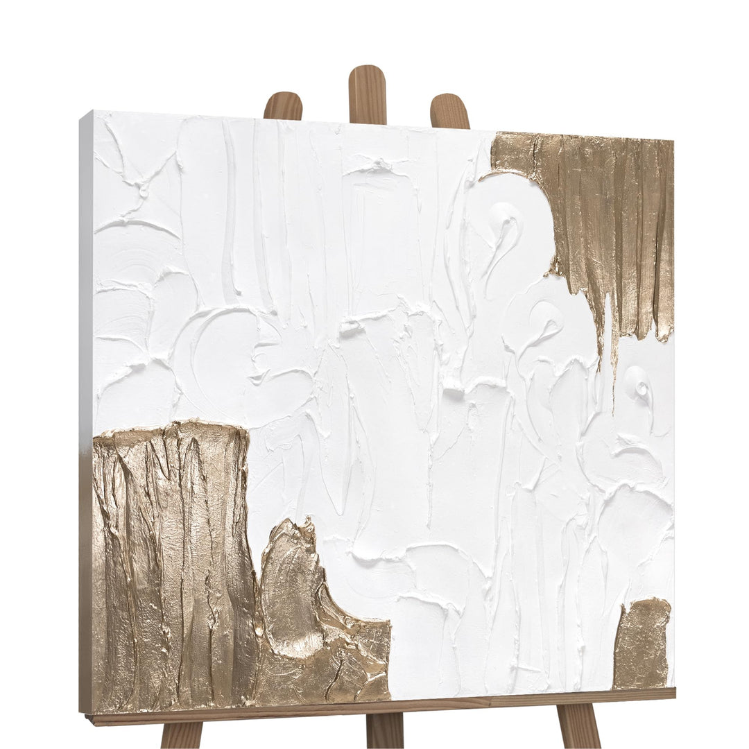 YS-Art Abstrakt Acryl Gemälde auf Leinwand Life handgemalt Wandbilder Wohnzimmer modern Wohndekor Bi